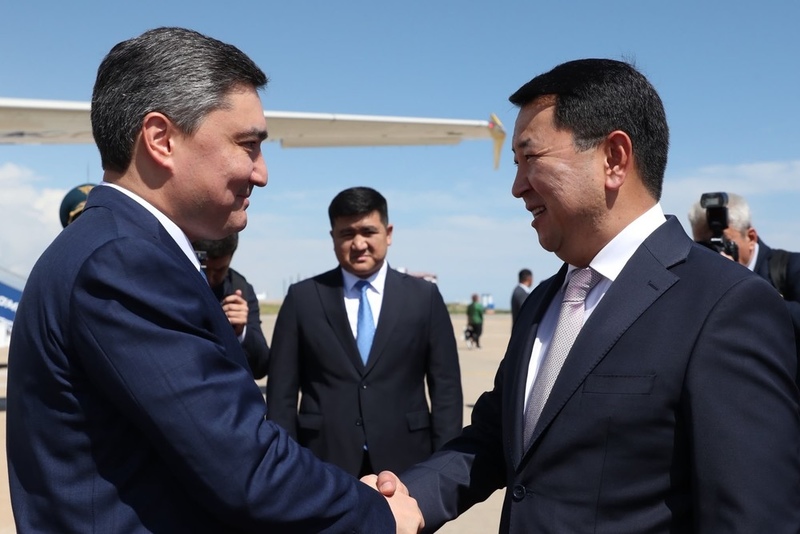 Kazakhstan's Prime Minister arrives in Kyrgyzstan for Eurasian Intergovernmental Council Meeting