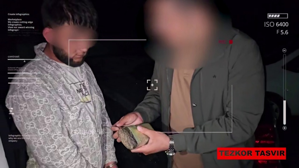 В Узбекистане ликвидировали несколько каналов распространения наркотиков. Видео