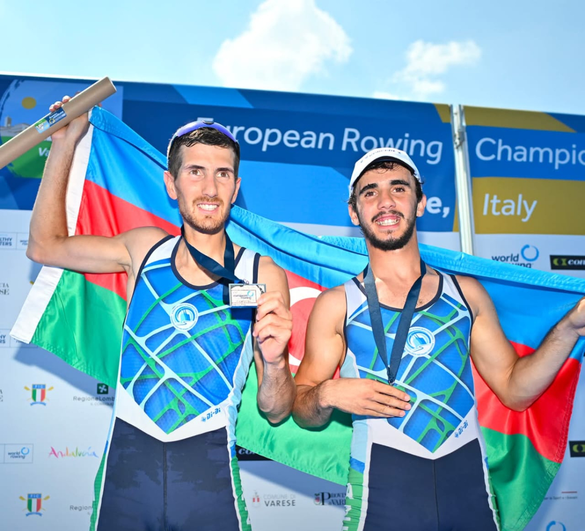 Азербайджанские гребцы стали серебряными призерами чемпионата Европы