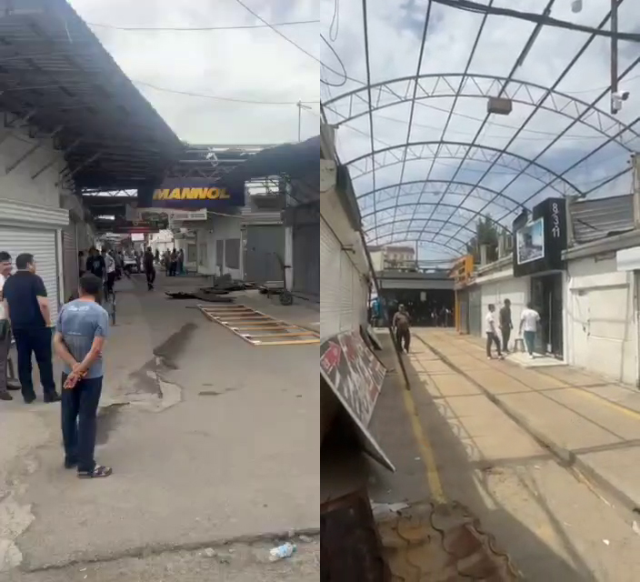На сергелийском авторынке начали разбирать торговые ряды. Видео