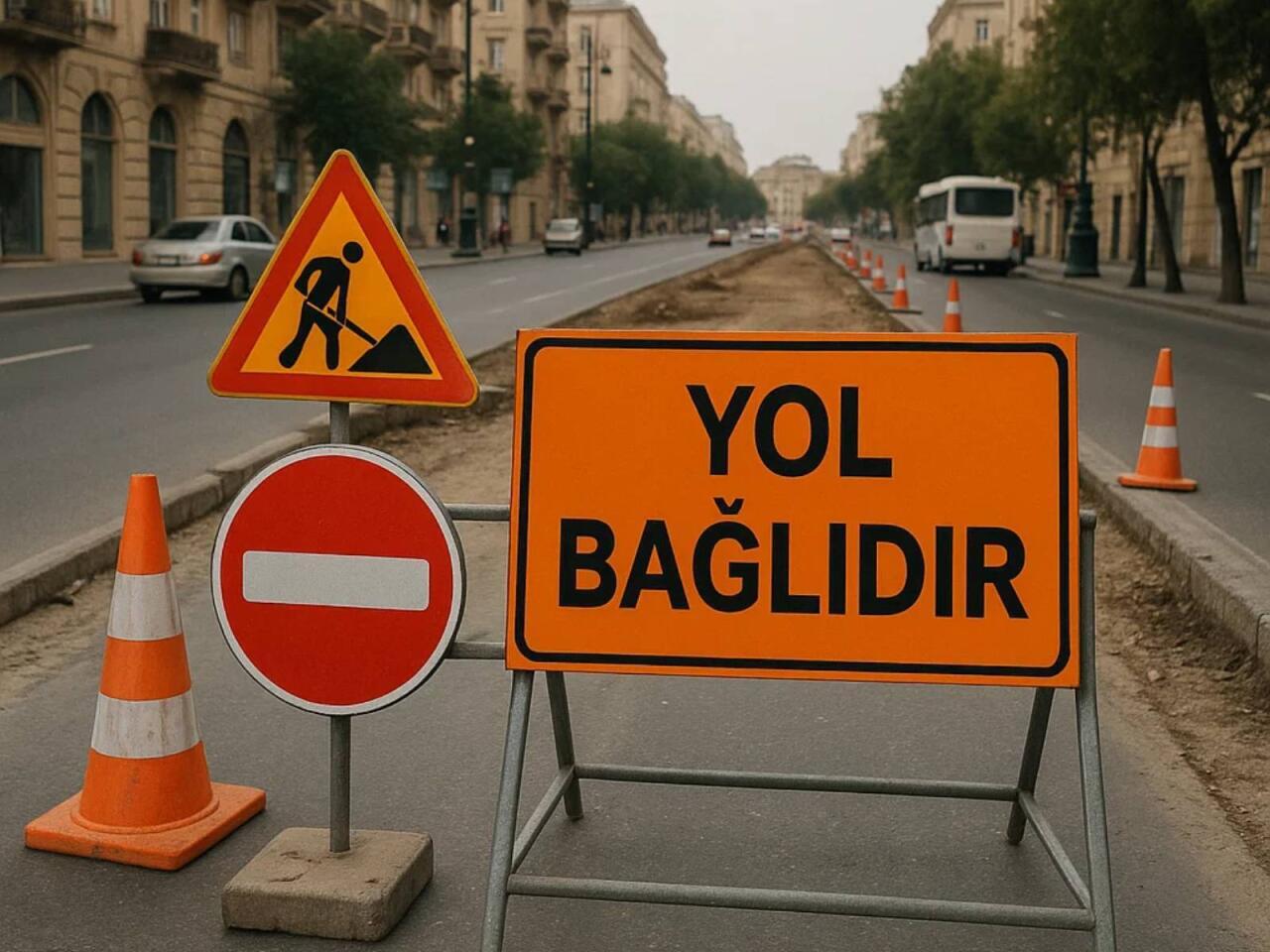 Bakının mərkəzində 2 yol bağlanacaq