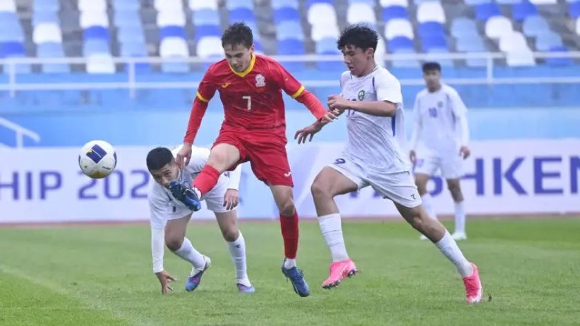 U-17. Юношеская сборная Кыргызстана сыграла вничью с Черногорией со счетом 1:1
