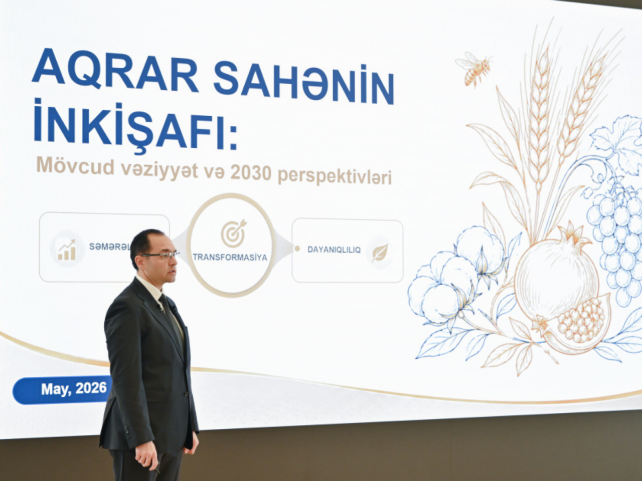 2025-ci ildə aqrar sahədə toplam məhsul istehsalı 14 milyard manat olub