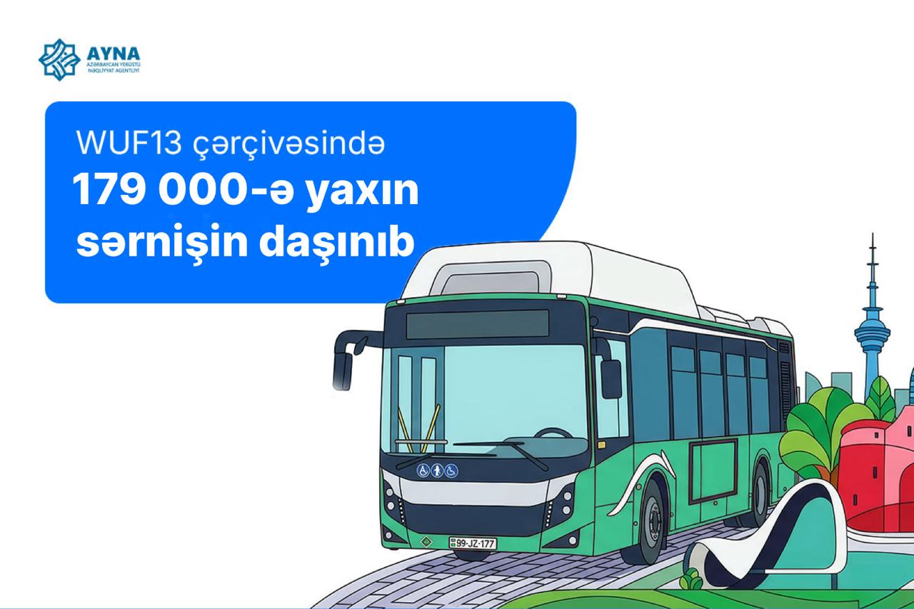 В рамках WUF13 перевезено около 179 тыс. пассажиров