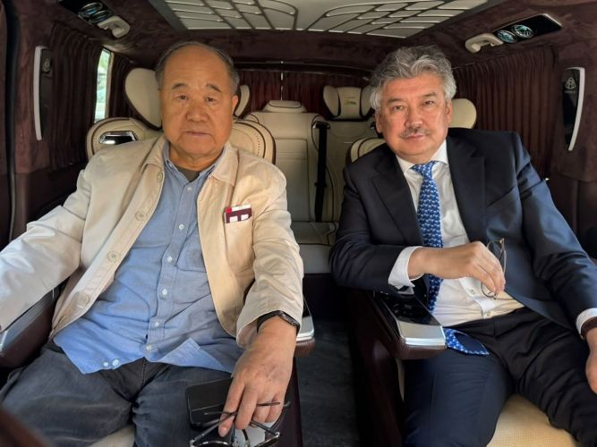 Nobel Prize laureate arrives in Kyrgyzstan