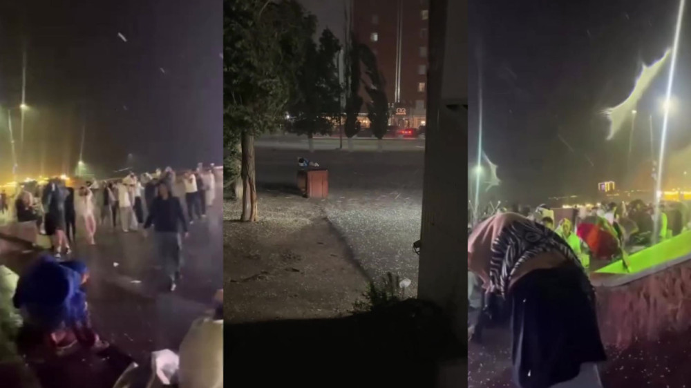 “Люди искали укрытие“- последствия мощного града показали жители Павлодарской области