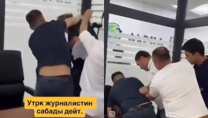В Бишкеке избили редактора программы на КТРК (видео)