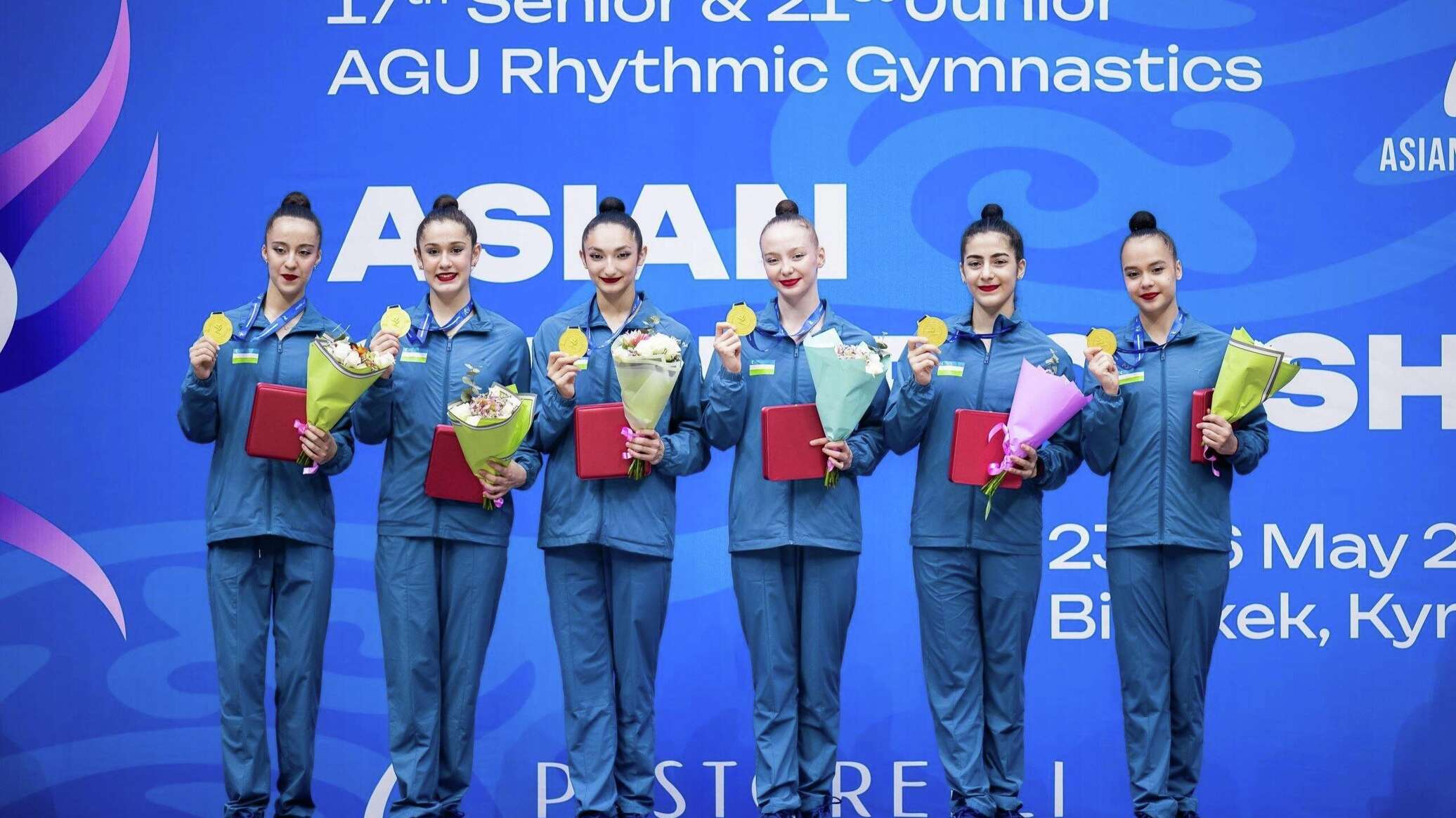Узбекистанские гимнастки завоевали четыре золота и бронзу на чемпионате Азии