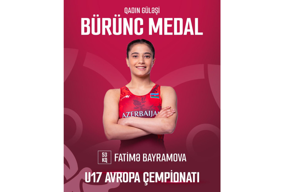 Азербайджанская спортсменка завоевала бронзовую медаль на чемпионате Европы по борьбе