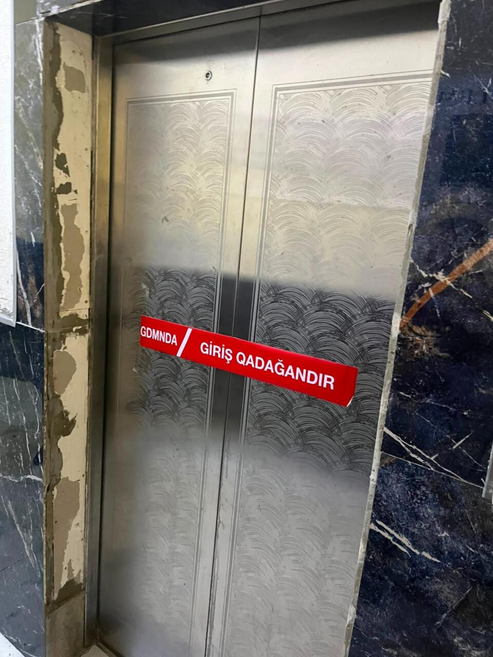 Bakıda bəzi liftlərin fəaliyyəti dayandırıldı