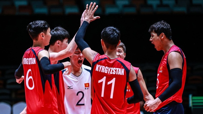Kyrgyz youth volleyball team secures first victory at Asian Championship in China