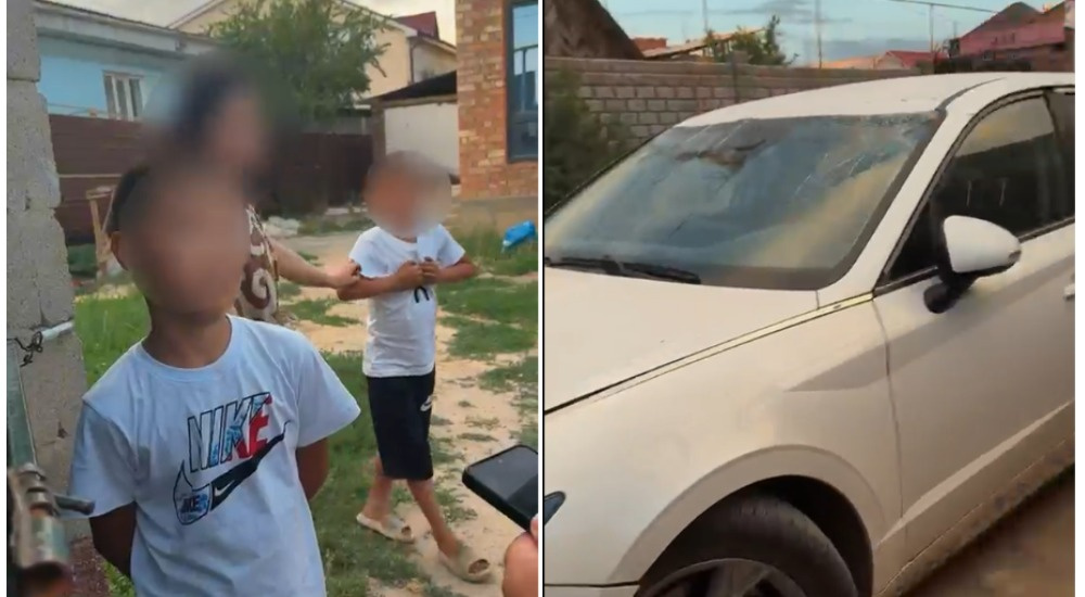 В Бишкеке дети 10 и 11 лет управляли автомобилем. Родителей оштрафовали