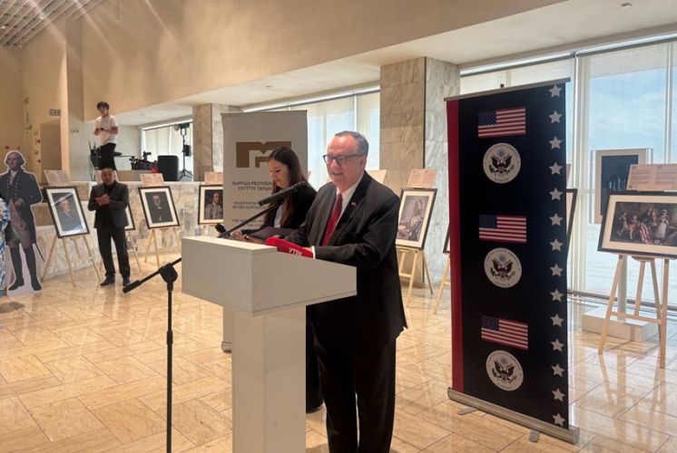Exhibition about Founding Fathers of USA opens at Bishkek History Museum