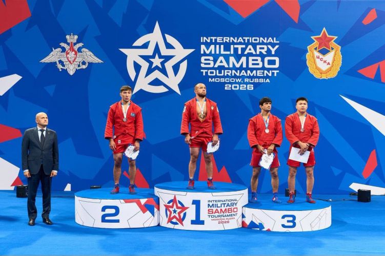 Bishkek sambo wrestlers win four medals at Moscow tournament