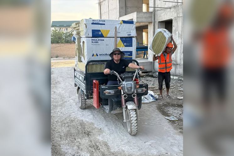 Ex-Osh mayor seen at state mortgage housing construction site in Batken