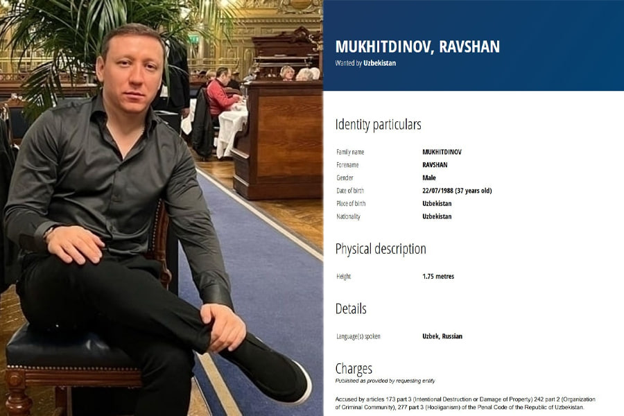 Равшан Мухитдинов также объявлен в международный розыск