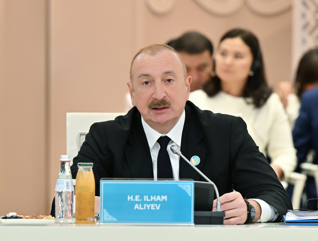Алиев: Зангезурский коридор станет одним из ключевых сегментов Среднего коридора
