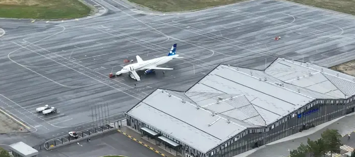 Международный аэропорт «Каракол» впервые принял Airbus A320 после реконструкции