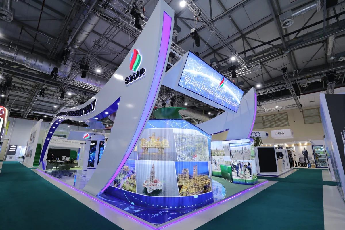 SOCAR представлен на Каспийской нефтегазовой выставке уникальным стендом