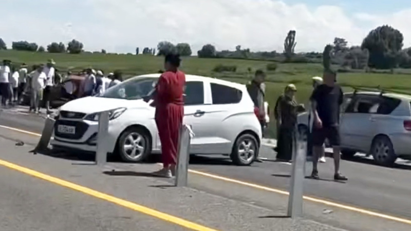 Teenager and two young children killed in accident involving five cars in Issyk-Kul region