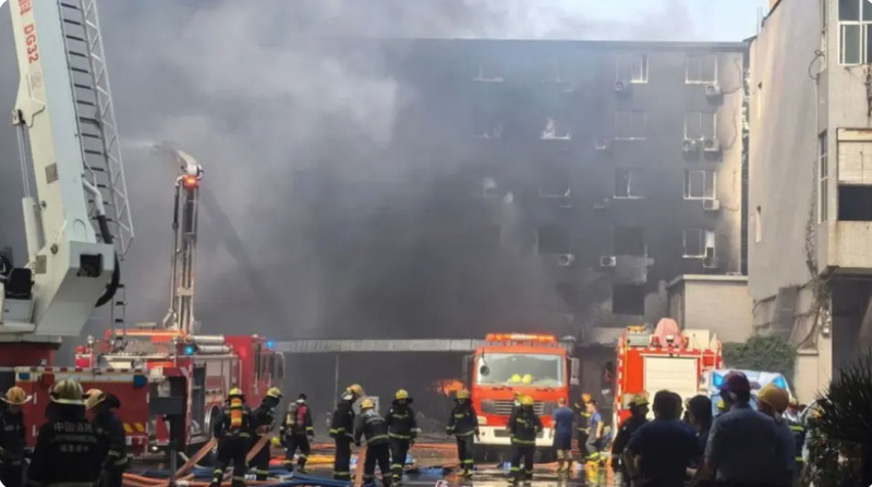 28 killed in factory fire at shoe factory in China's Jinjiang County