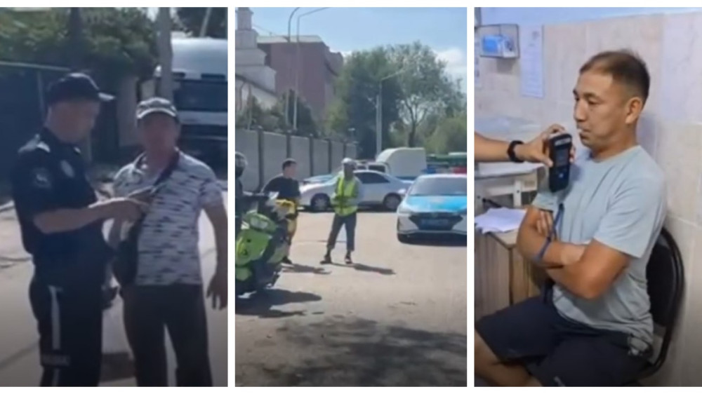 В Алматы полиция усилила контроль за водителями на дорогах