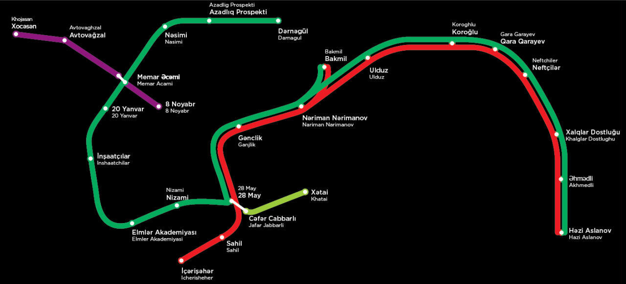 Bakı metrosunda yeni stansiya