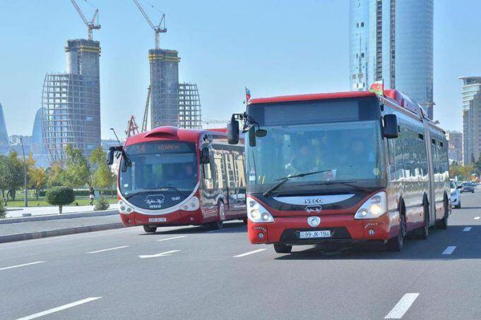 Bakıda daha iki marşrut üzrə avtobuslar yeniləndi
