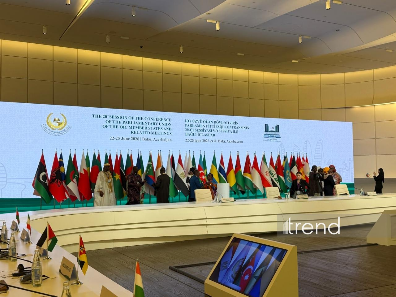 Bakıda İƏT Parlament İttifaqı Konfransının 20-ci sessiyasının açılış mərasimi keçirilir