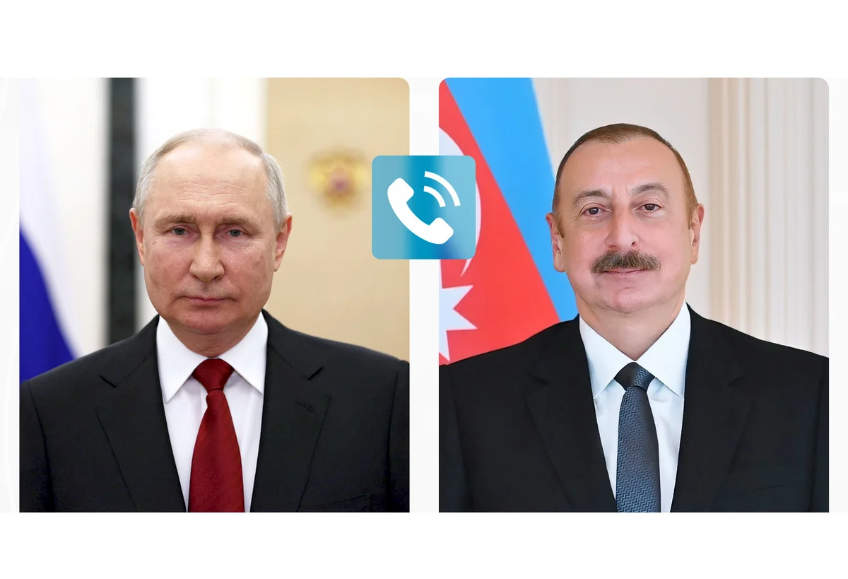 Владимир Путин позвонил президенту Азербайджана Ильхаму Алиеву