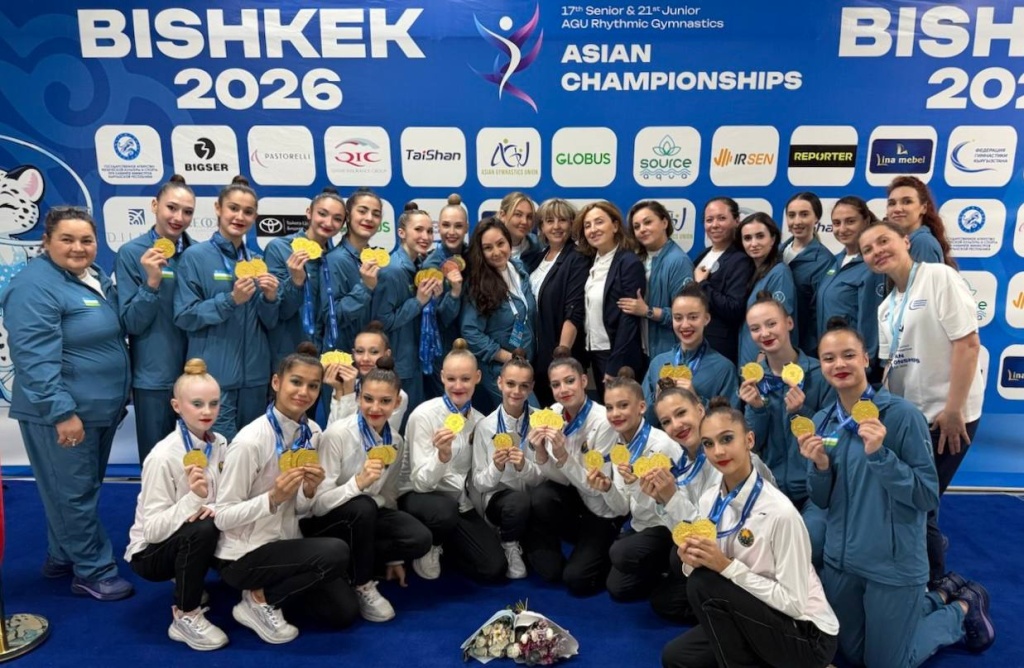 Узбекские грации триумфально завершили чемпионат Азии по художественной гимнастике