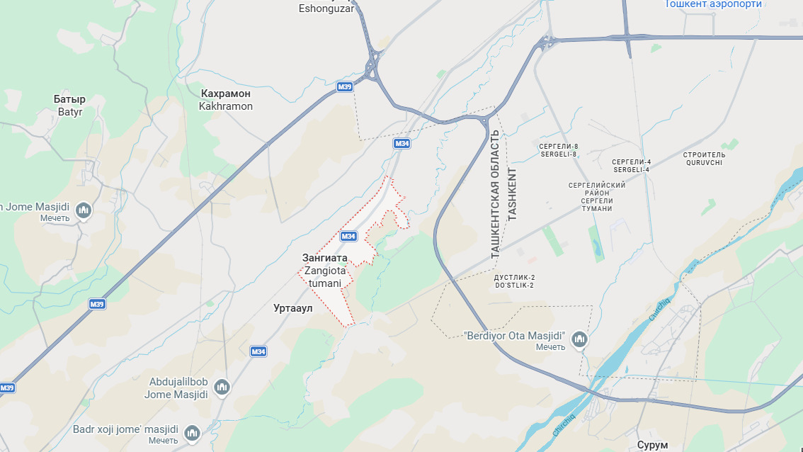 В Ташкентской области произошло землетрясение