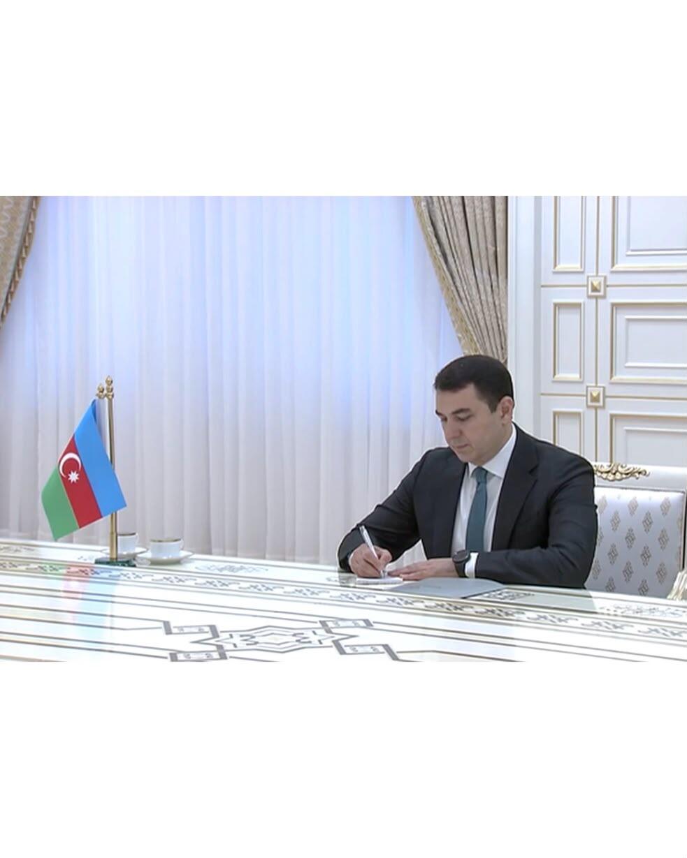 Berdiməhəmmədov Adil Kərimlini qəbul etdi: