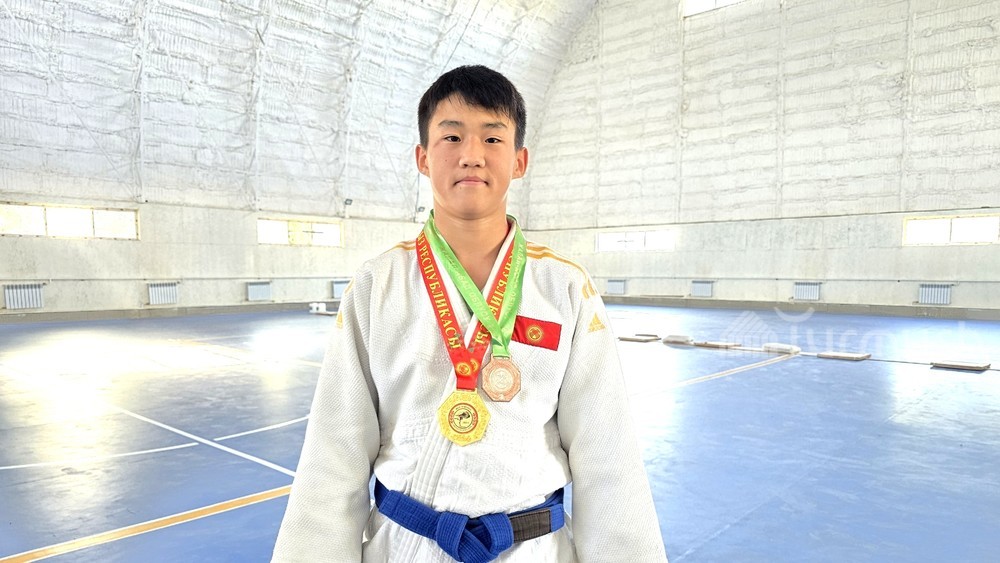Молодые таланты: 13-летний Байэл Мамбетжусупов стал чемпионом Кыргызстана по дзюдо