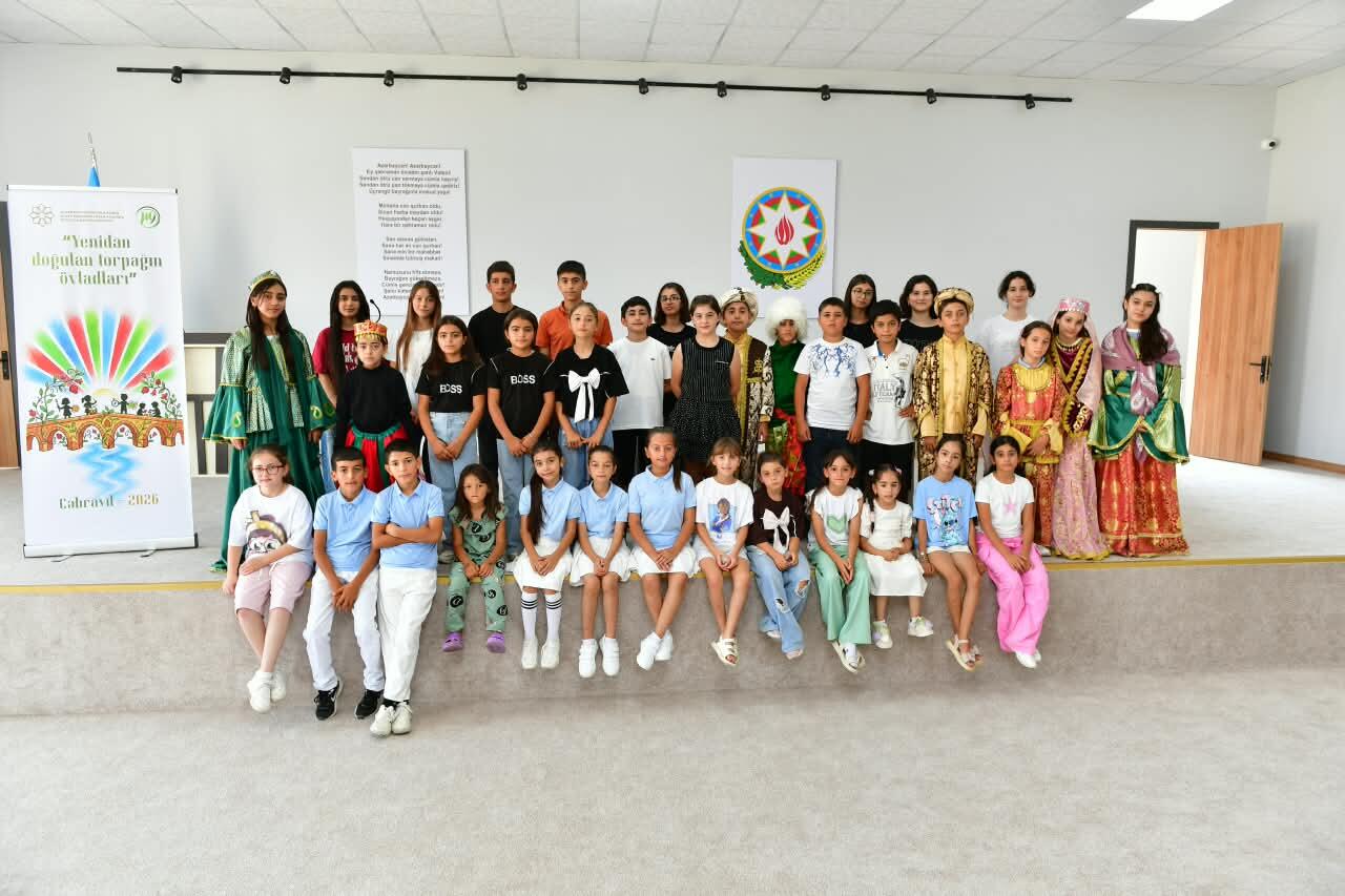 Cəbrayılda uşaqlar və yeniyetmələr üçün yaradıcılıq ustad dərsləri keçirilib