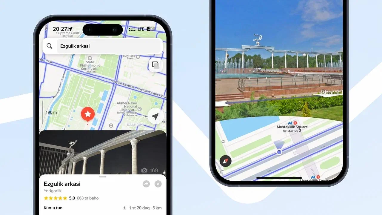 В Yandex Maps обновили панорамы улиц Ташкента
