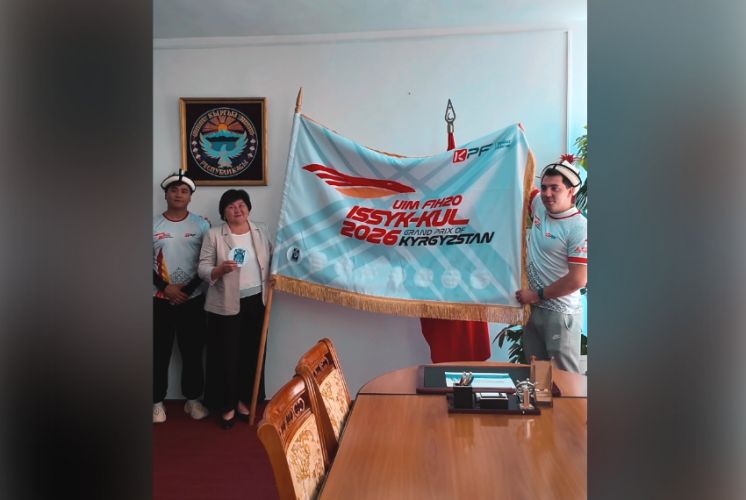 F1H2O World Championship flag relay to travel across all regions of Kyrgyzstan