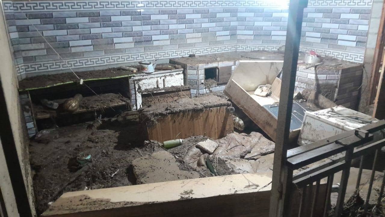 В Ноокенском районе сель подтопил более 460 дворов и 76 домов