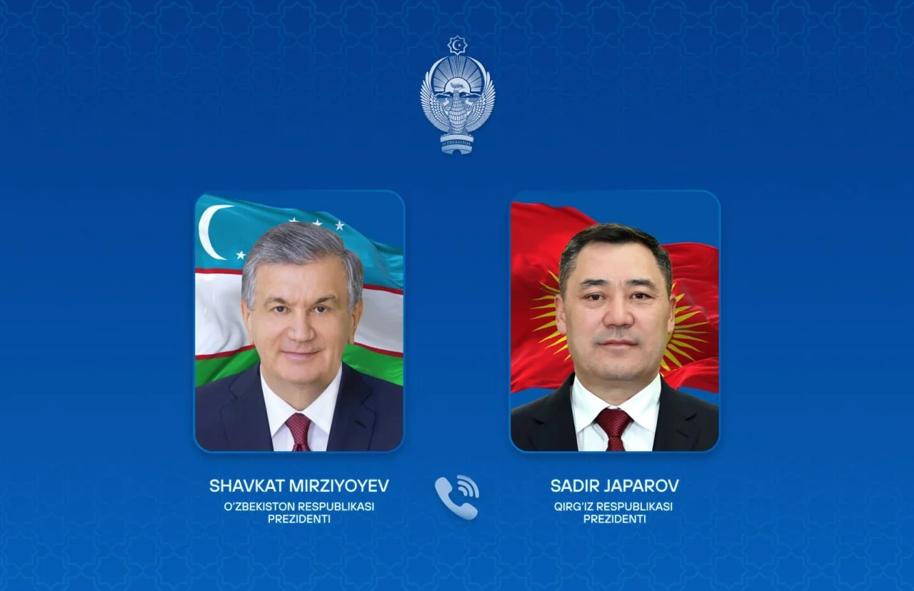 Мирзиёев и Жапаров обсудили реализацию совместных проектов
