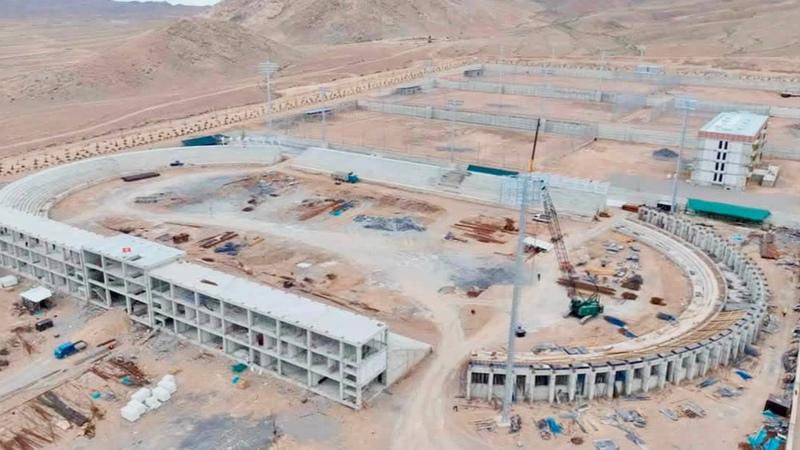 Construction of stadium with 10,000 seats ongoing in Batken city