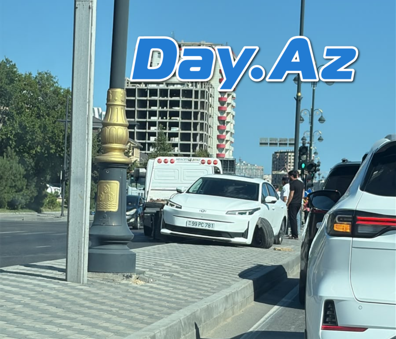 Bakıda "Changan" bordüra çırpılıb