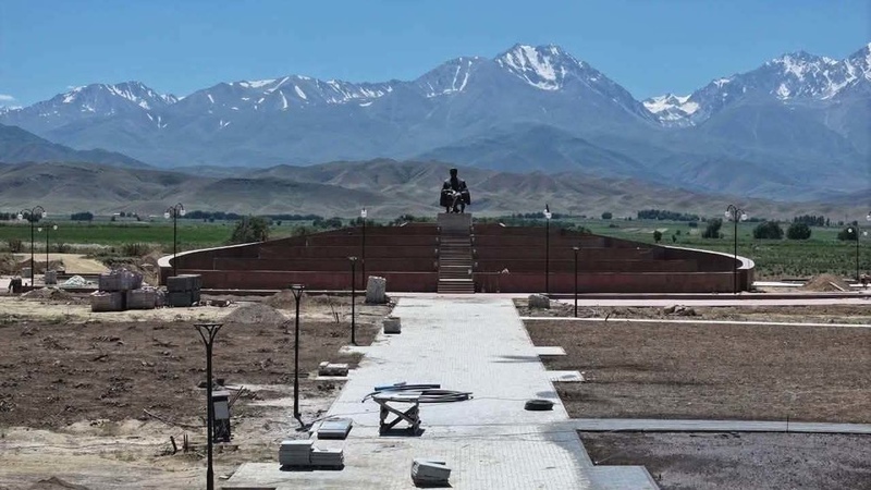 Construction of Chingiz Aitmatov cultural complex reaches 70% completion