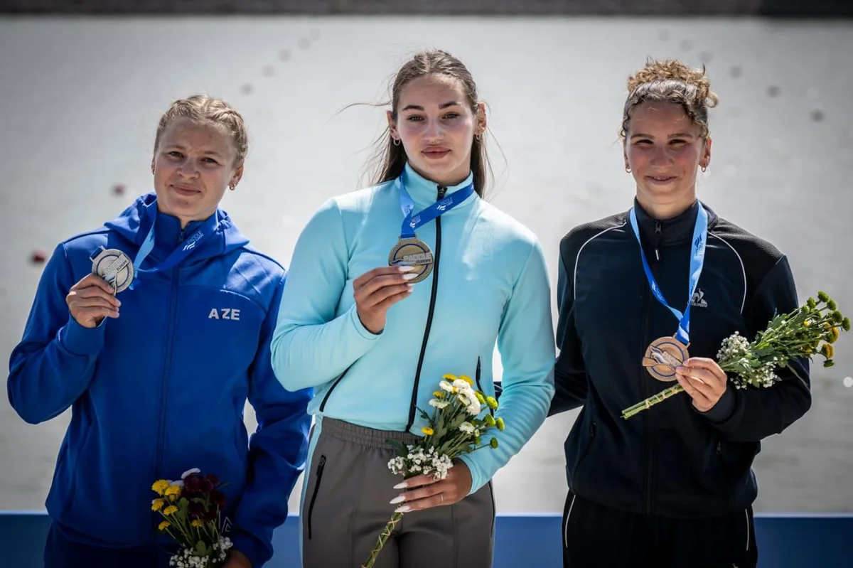 Азербайджанская каноистка Татьяна Смиловенко взяла серебро чемпионата Европы в Венгрии