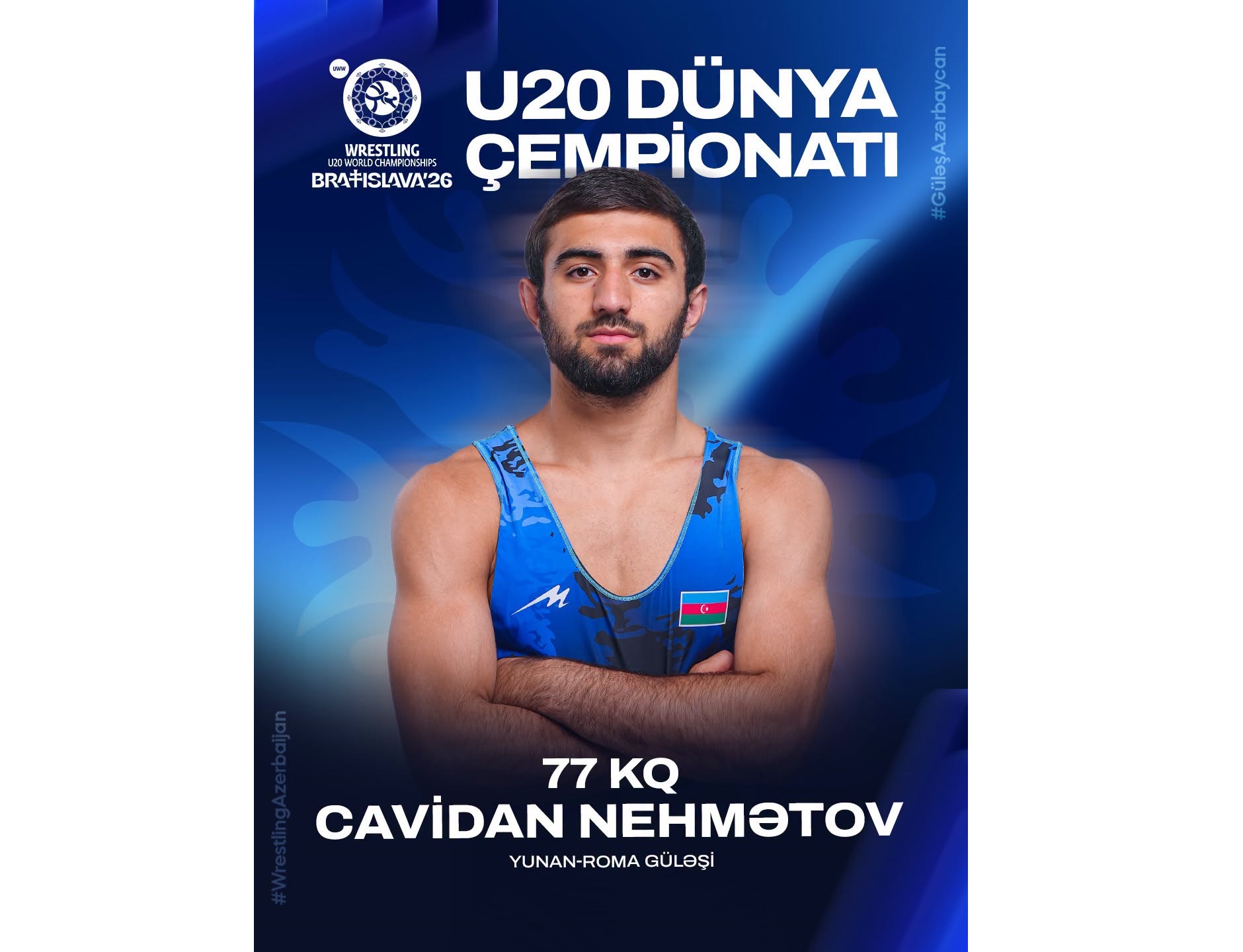 Азербайджанский борец вышел в финал чемпионата мира U20