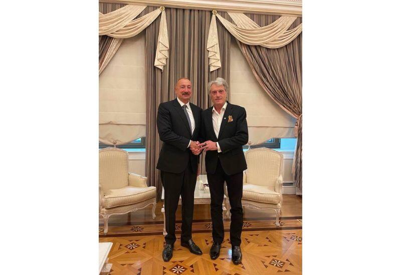 Viktor Yuşşenko Ukraynaya dəstəyə görə Prezident İlham Əliyevə təşəkkür edib