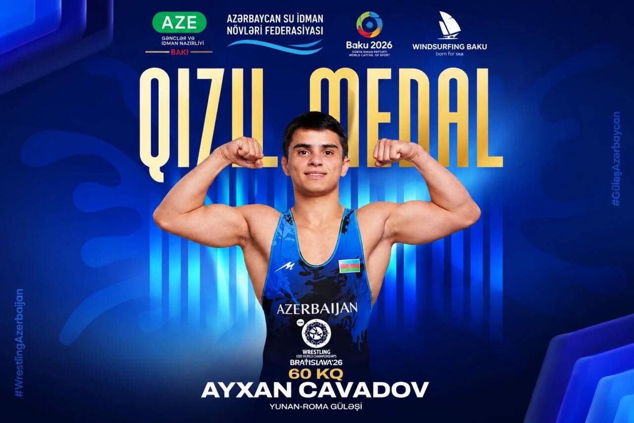 Азербайджанский борец стал двукратным чемпионом мира