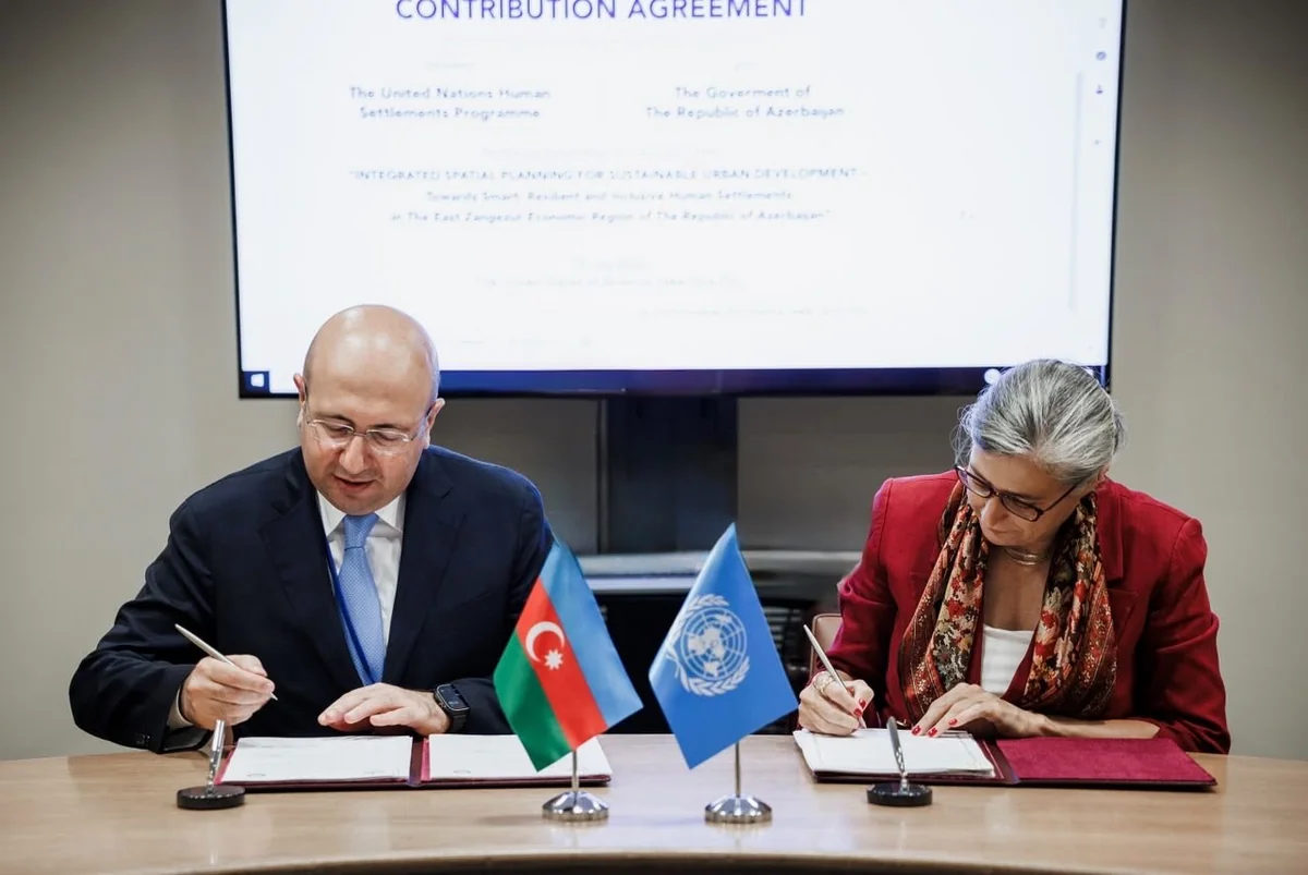 UN-Habitat подготовит документы по планированию территорий 2 освобожденных сел Азербайджана