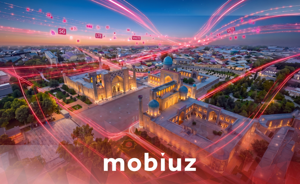 Абоненты Mobiuz в Бухарской и Самаркандской областях расходуют 6 гигабайтов каждую секунду