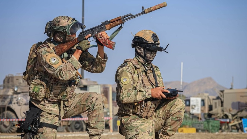 Special tactical drill held at training range of military unit 52870