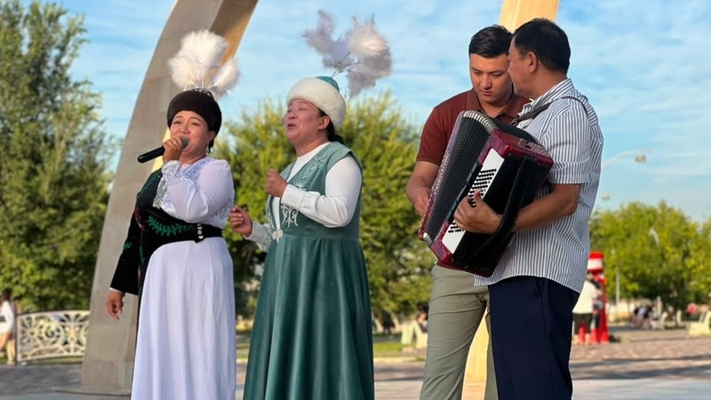 Open-air music evenings held at Yntymak-2 Park amphitheater